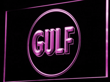 Gulf Gasoline neon sign LED