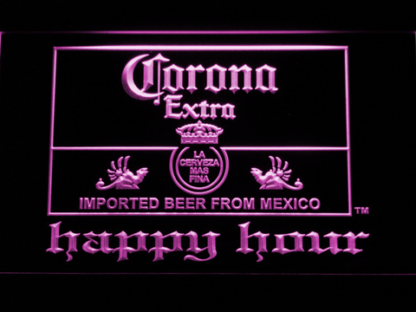 Corona Extra Happy Hour neon sign LED