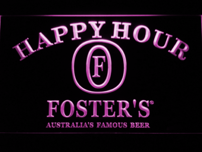 Foster's Happy Hour neon sign LED