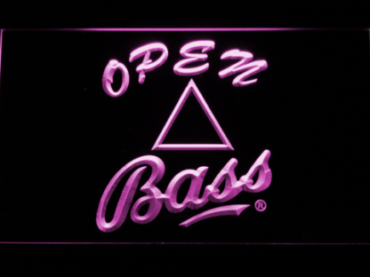 Bass Open neon sign LED