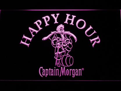 Captain Morgan Happy Hour neon sign LED