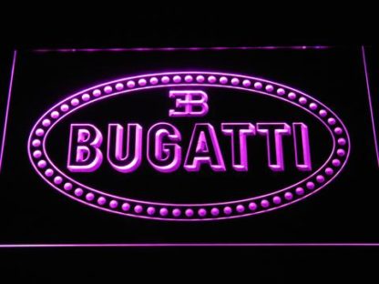 Bugatti neon sign LED