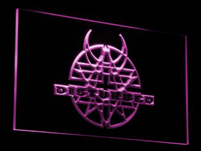 Disturbed neon sign LED