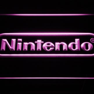 Nintendo neon sign LED