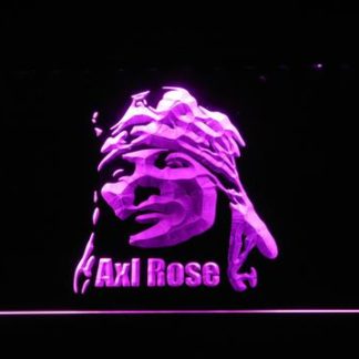 Axl Rose neon sign LED