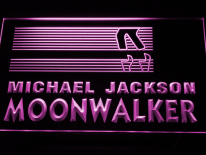 Michael Jackson Moonwalker Bars neon sign LED