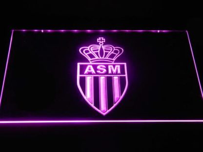AS Monaco FC neon sign LED