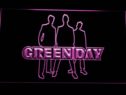 Green Day Silhouette neon sign LED