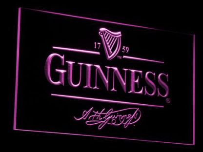 Guinness neon sign LED