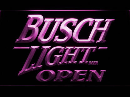 Busch Light Open neon sign LED