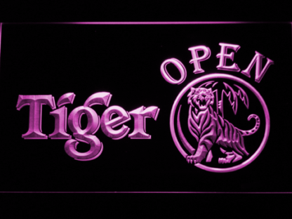 Tiger Open neon sign LED