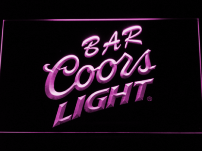 Coors Light Bar neon sign LED