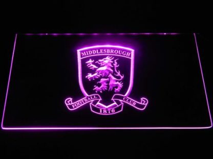 Middlesbrough Football Club Crest neon sign LED