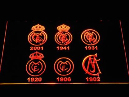 Real Madrid CF Logos neon sign LED