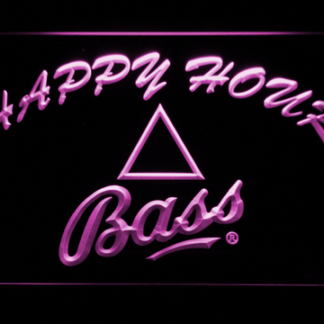 Bass Happy Hour neon sign LED