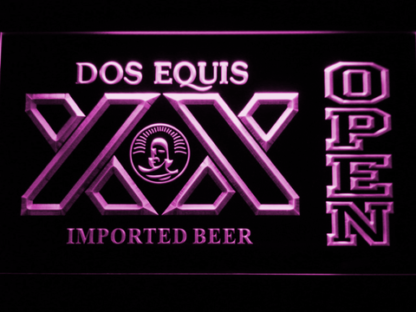 Dos Equis Open neon sign LED