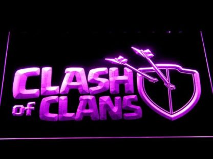 Clash of Clans neon sign LED