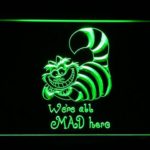 Alice in Wonderland Cheshire Cat We're All Mad Here - Image 6