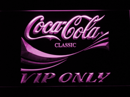 Coca-Cola VIP Only neon sign LED