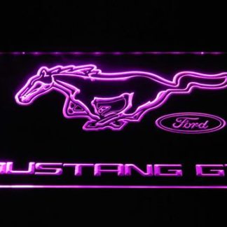 Ford Mustang GT neon sign LED