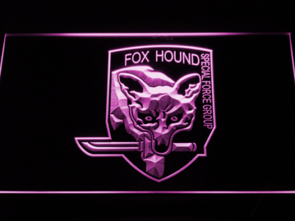 Metal Gear Solid - Foxhound neon sign LED