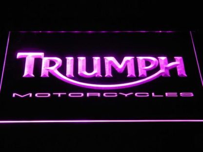 Triumph Motorcycles neon sign LED