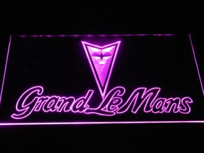 Pontiac Grand Le Mans Wordmark neon sign LED