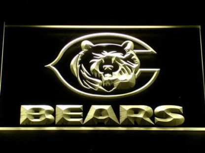 Chicago Bears Bear neon sign LED