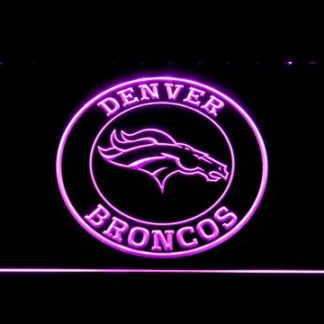 Denver Broncos Circle Logo neon sign LED