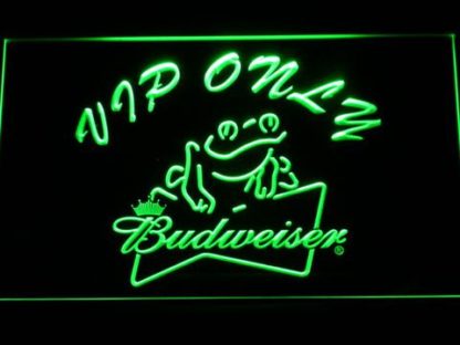 Budweiser Frog VIP Only neon sign LED