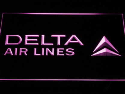 Delta Airlines neon sign LED