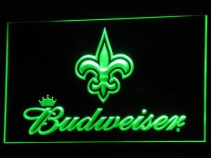 New Orleans Saints Budweiser neon sign LED