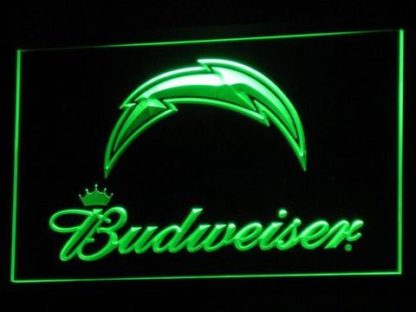 Los Angeles Chargers Budweiser neon sign LED