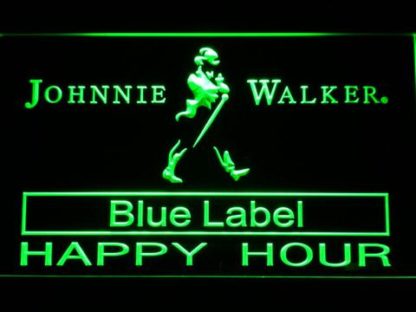 Johnnie Walker Blue Label Happy Hour neon sign LED
