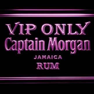 Captain Morgan Jamaica Rum VIP Only neon sign LED