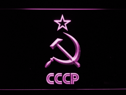 Hammer and Sickle Star CCCP neon sign LED
