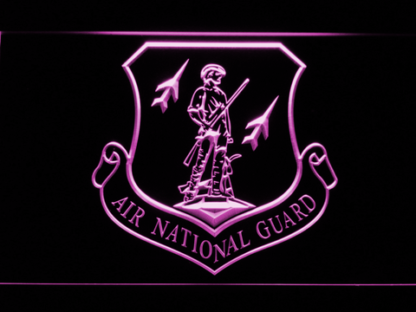US Air Force Air National Guard Emblem neon sign LED