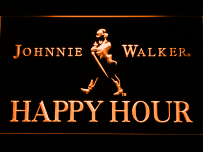 Johnnie Walker Happy Hour neon sign LED