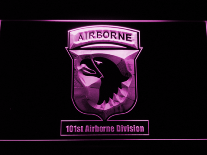 US Army 101st Airborne Division neon sign LED