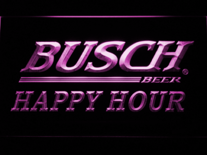 Busch Happy Hour neon sign LED