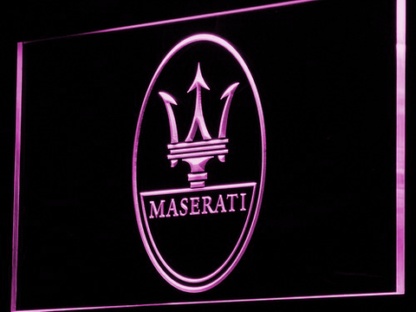 Maserati neon sign LED