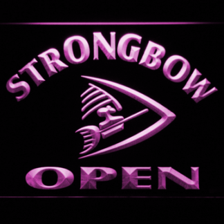 Strongbow Open neon sign LED