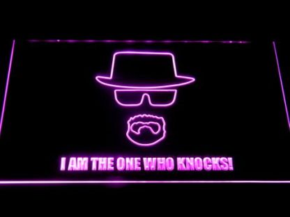 Breaking Bad Bryan Cranston Knocks neon sign LED