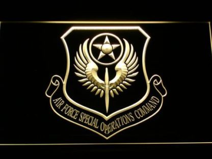 US Air Force Special Operations Command neon sign LED