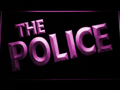 The Police neon sign LED