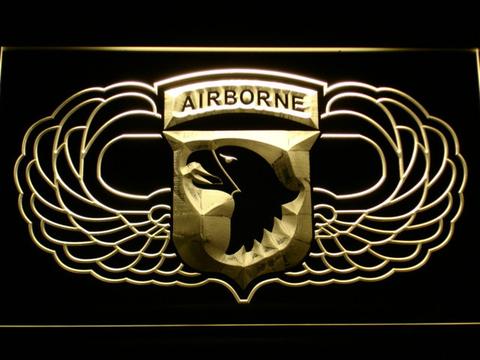 US Army 101st Airborne Division Wings neon sign LED