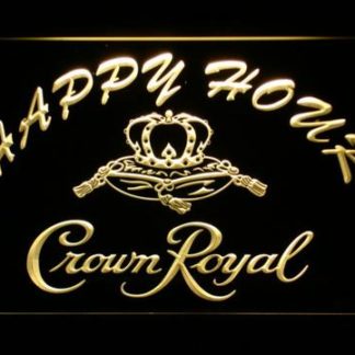 Crown Royal Happy Hour neon sign LED