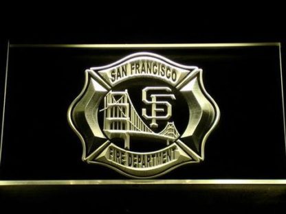 Fire Department San Francisco neon sign LED