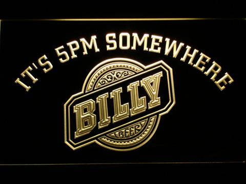 Billy Beer It's 5pm Somewhere neon sign LED