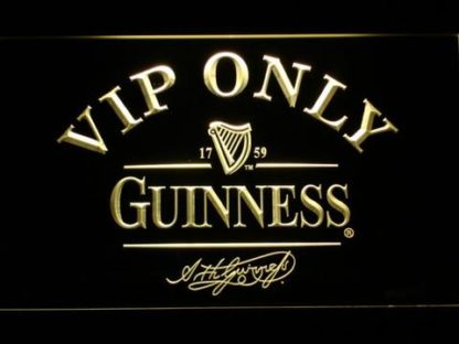 Guinness Signature VIP Only neon sign LED